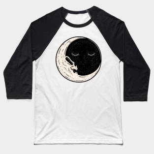 The End of Times - Moon Skull Baseball T-Shirt